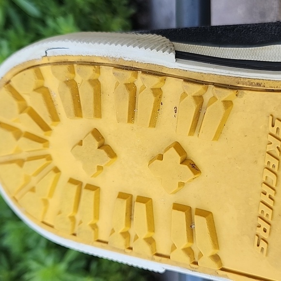 Skechers Men Talon Charcoal Slip on Distressed Leather Loafers Shoes Size 9 - Picture 9 of 12